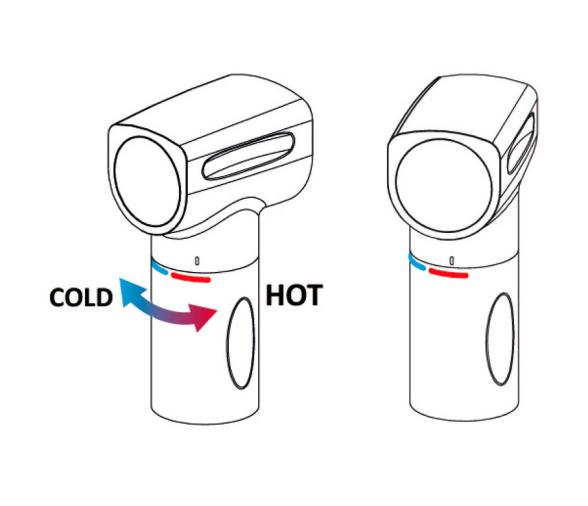 Ducha Osculati Saturn Horizontal con Mezclador Negro
