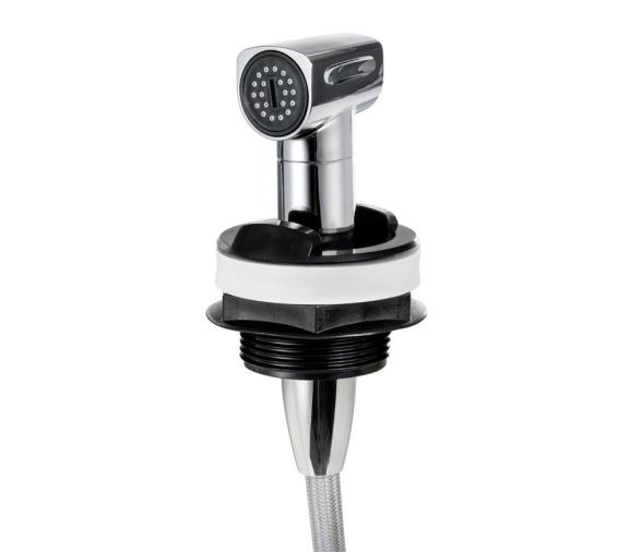 Ducha Osculati Saturn Horizontal con Mezclador Negro