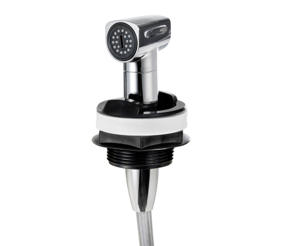 Ducha Osculati Saturn Horizontal con Mezclador Negro