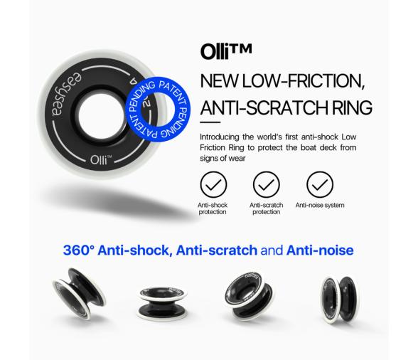 EasySea Olli - Anilla de aluminio de baja fricción y anti impacto.