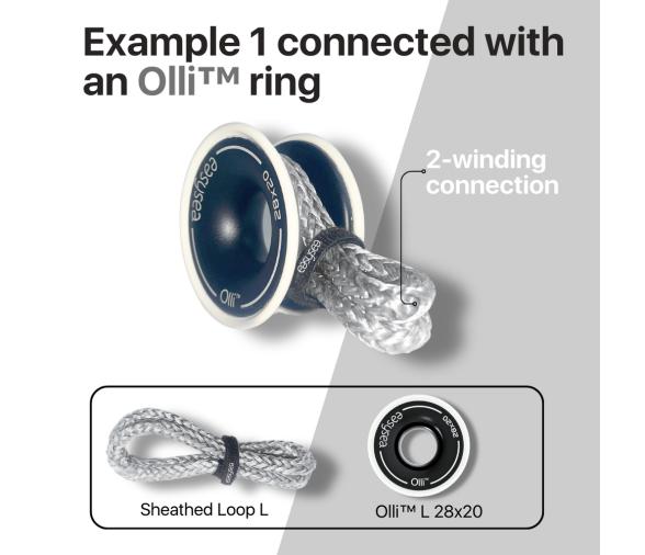 Easysea Bucle enfundado de Dyneema