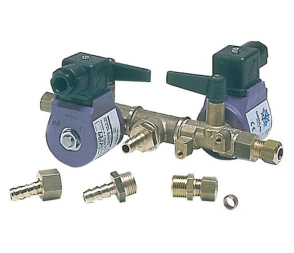 Electro valvula de combustible doble parada