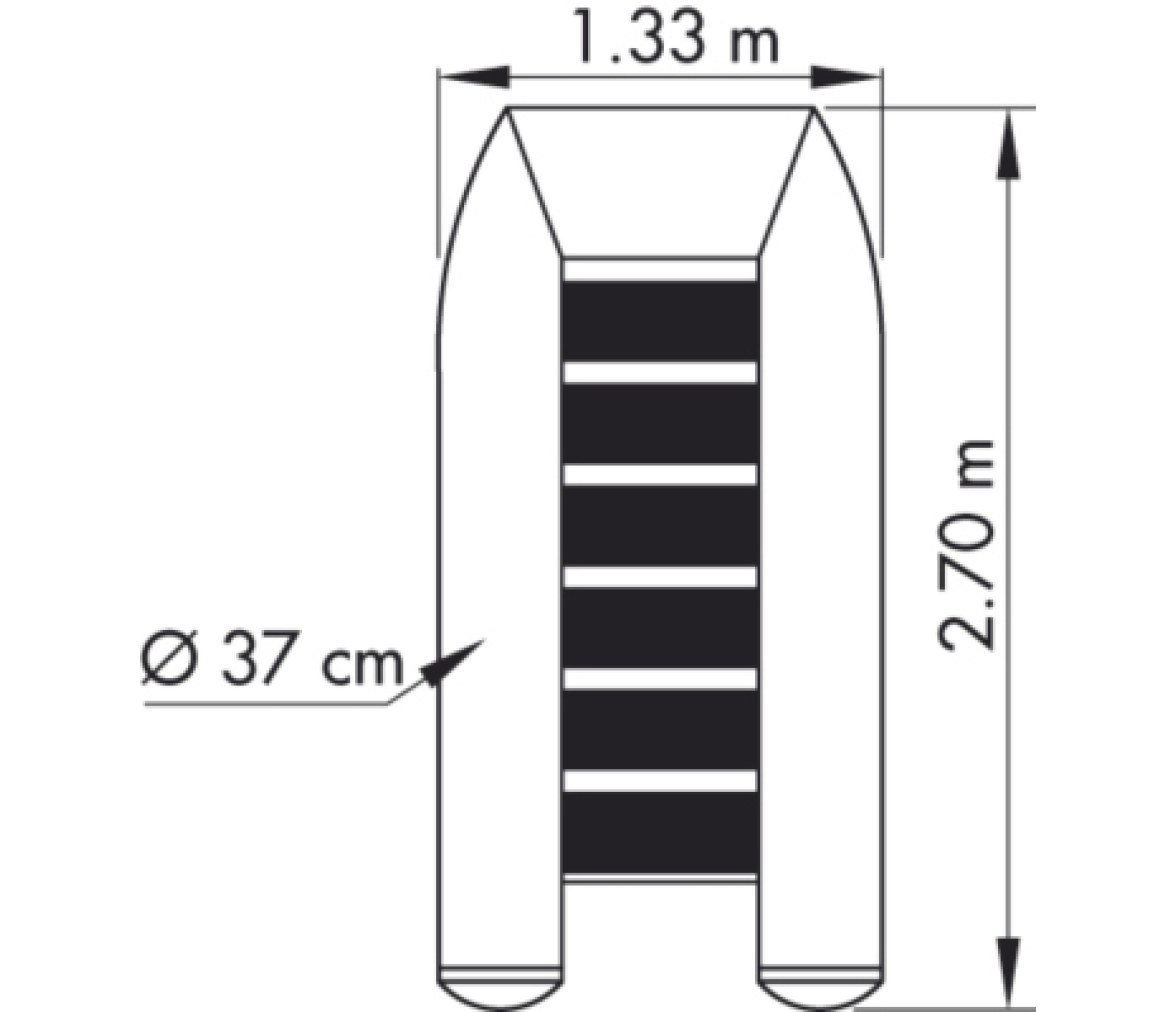 Plastimo Embarcacion Neumatica Fish P270SF
