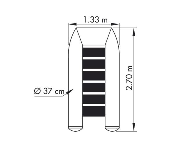 Plastimo Embarcacion Neumatica Fish P270SF