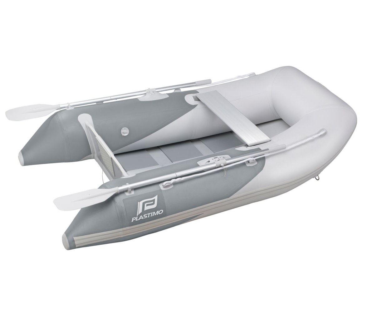 Plastimo Embarcacion Neumatica Raid II P240SH Gris Suelo Tablas de Madera