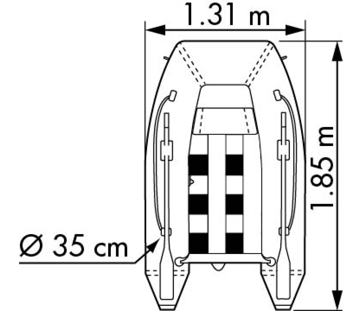 Plastimo Embarcacion Neumatica Horizon 185S