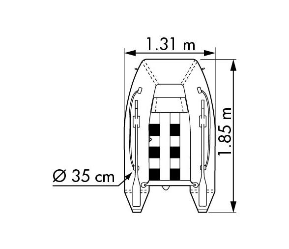 Plastimo Embarcacion Neumatica Horizon 185S