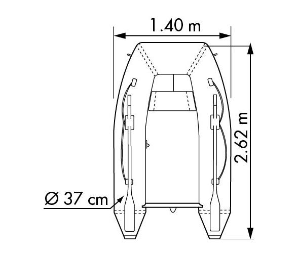 Plastimo Embarcacion Neumatica Horizon 260B