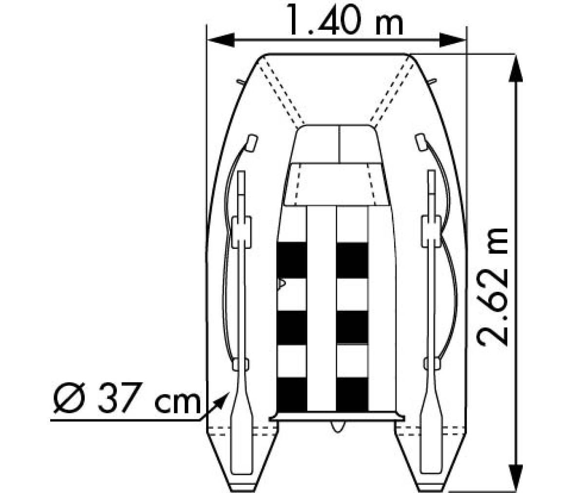 Plastimo Embarcacion Neumatica Horizon 260S