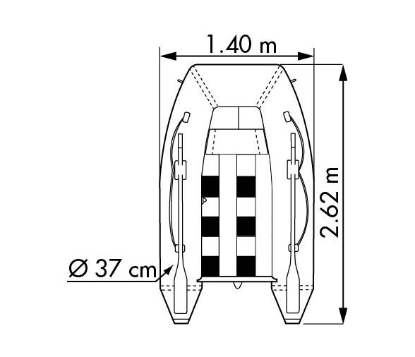 Plastimo Embarcacion Neumatica Horizon 260S