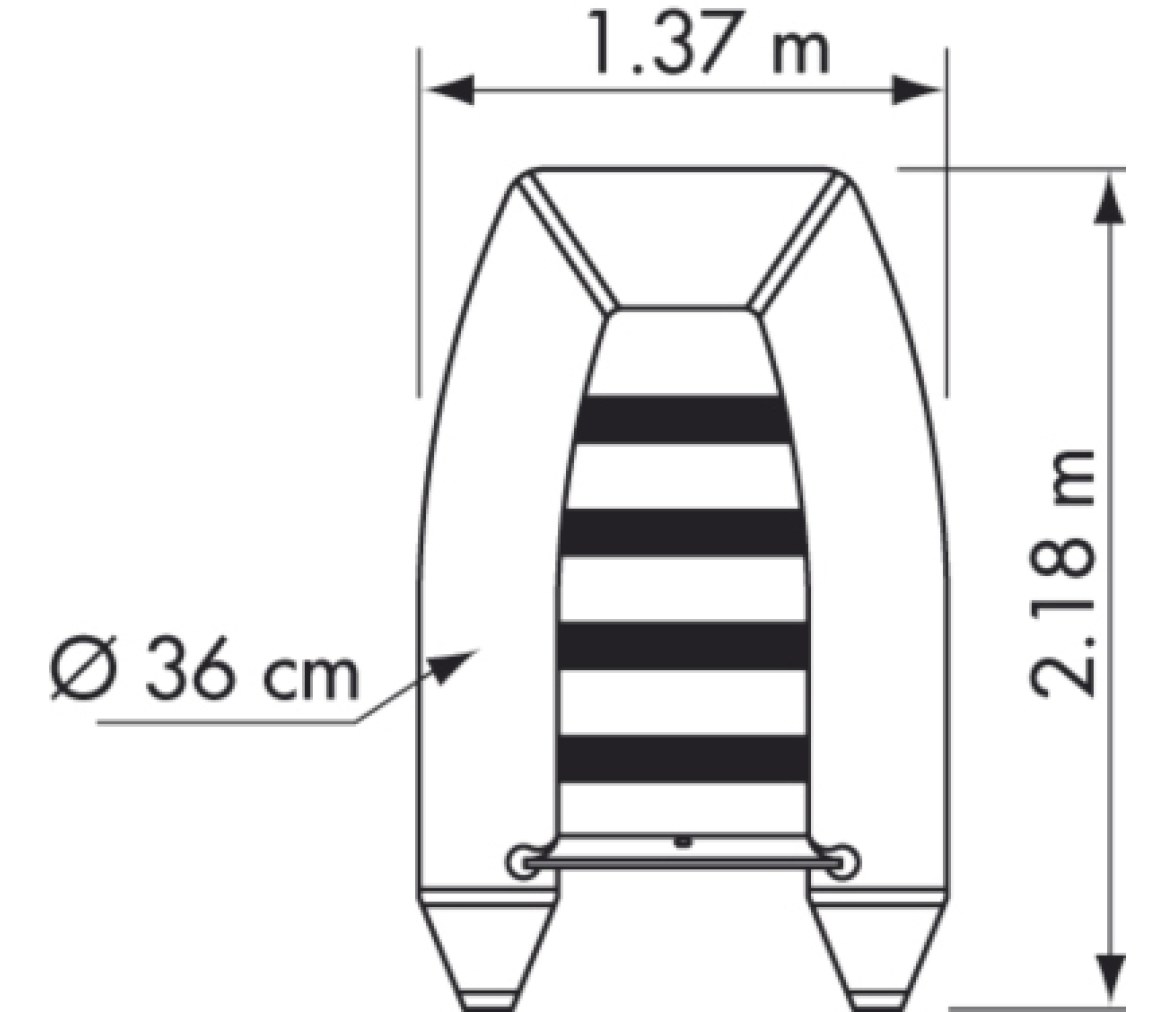 Plastimo Embarcacion Neumatica Raid II P220SH Azul