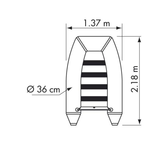 Plastimo Embarcacion Neumatica Raid II P220SH Azul