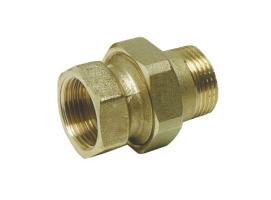 3-Piece Straight Connector Fitted with Sleeve