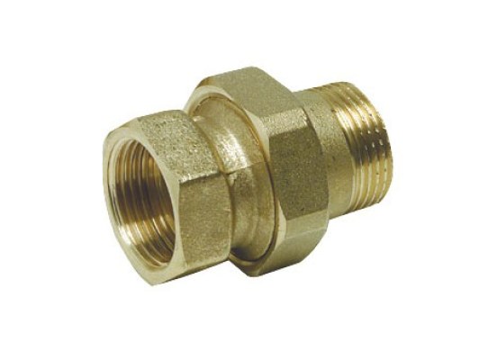 3-Piece Straight Connector Fitted with Sleeve