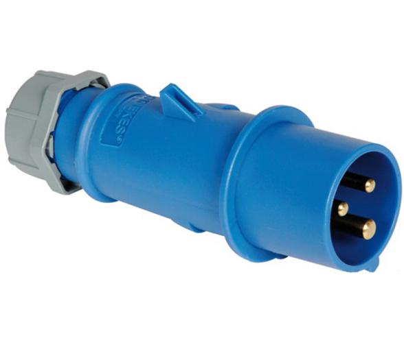 Enchufe de Pantalan 3 polos macho 16A
