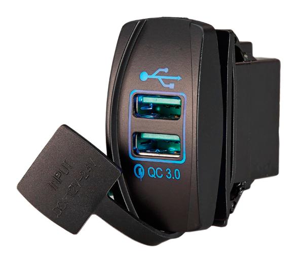 Enchufe doble USB Carga rápida