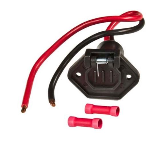 Enchufe Zocalo Macho para motor electrico 12V