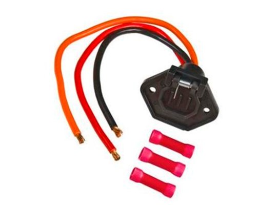 Trolling motor plug and socket Male 24V