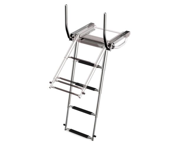 Escalera Bajo Plataforma con Asas