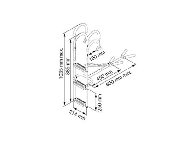 Escalera de Proa Plastimo