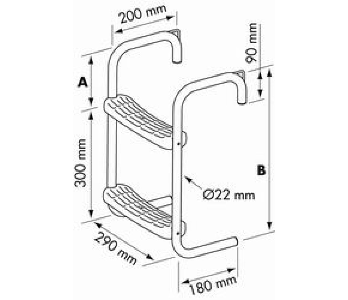 Escalera Inox para Pantalan Plastimo