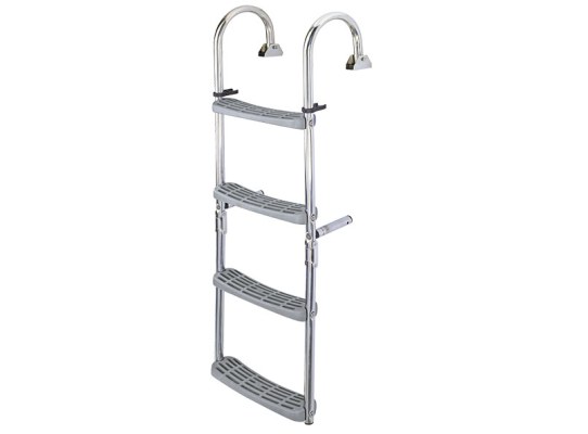 Escalera Inox Plegable con Angulo de 180 Grados Plastimo