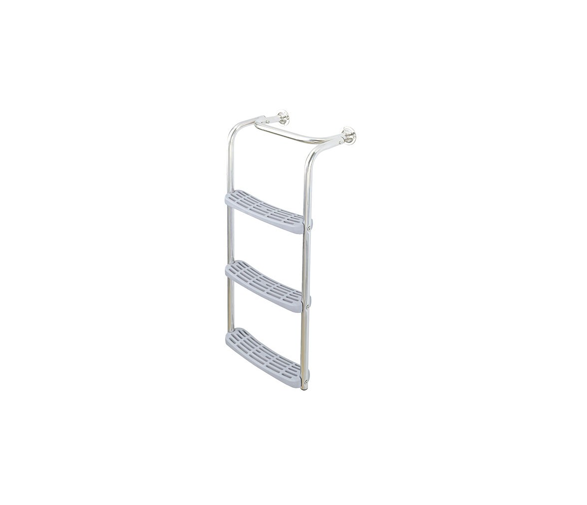 Escalera para Espejo de Popa con Faldon o con Plataforma Plastimo