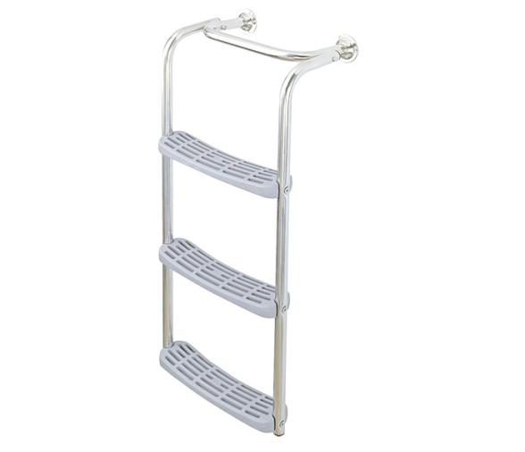 Escalera para Espejo de Popa con Faldon o con Plataforma Plastimo