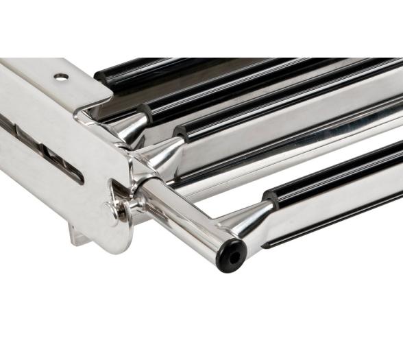 Escalera Plegable 4 Peldaños INOX