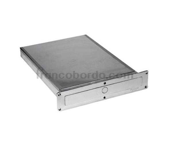Escalera Plegable con Caja Acero Inoxidable