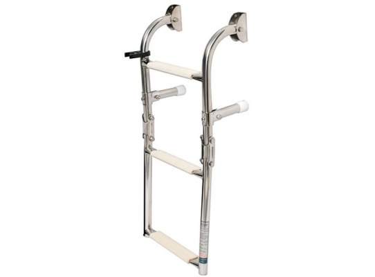Escalera Plegable Inox 3 Peldaños