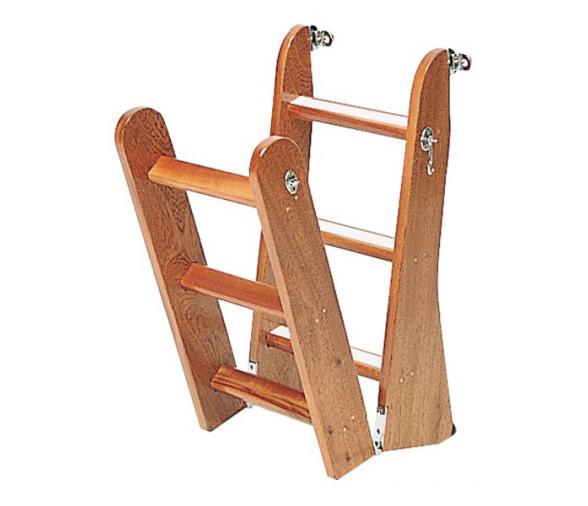 Escalera Plegable Madera 4 o 6 Peldaños