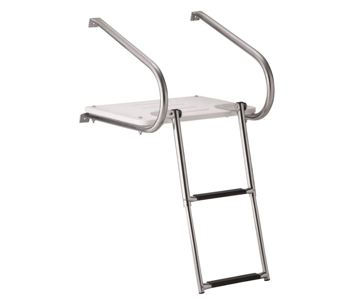 Garelick Swim platform with Fold Down Ladder 2 Handgrip 46 x 48 cm