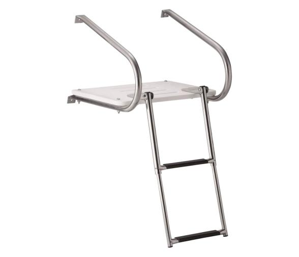 Garelick Escalera Telescopia con Plataforma y 2 Asas 46 x 48 cm
