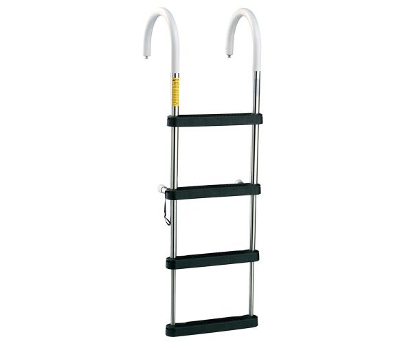 Garelick Escalera Telescopica 4 Peldaños de Acero Inoxidable