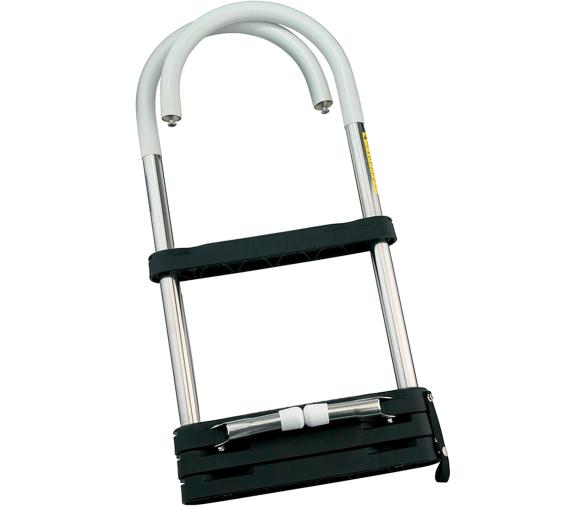 Garelick Escalera Telescopica 4 Peldaños de Acero Inoxidable