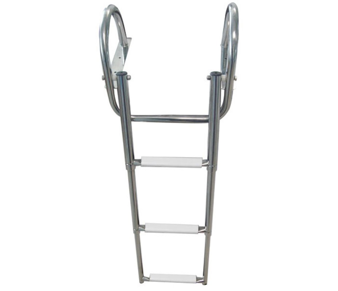Escalera Telescopica Acero Inoxidable con Asas