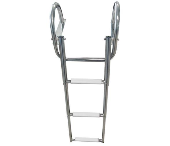 Escalera Telescopica Acero Inoxidable con Asas