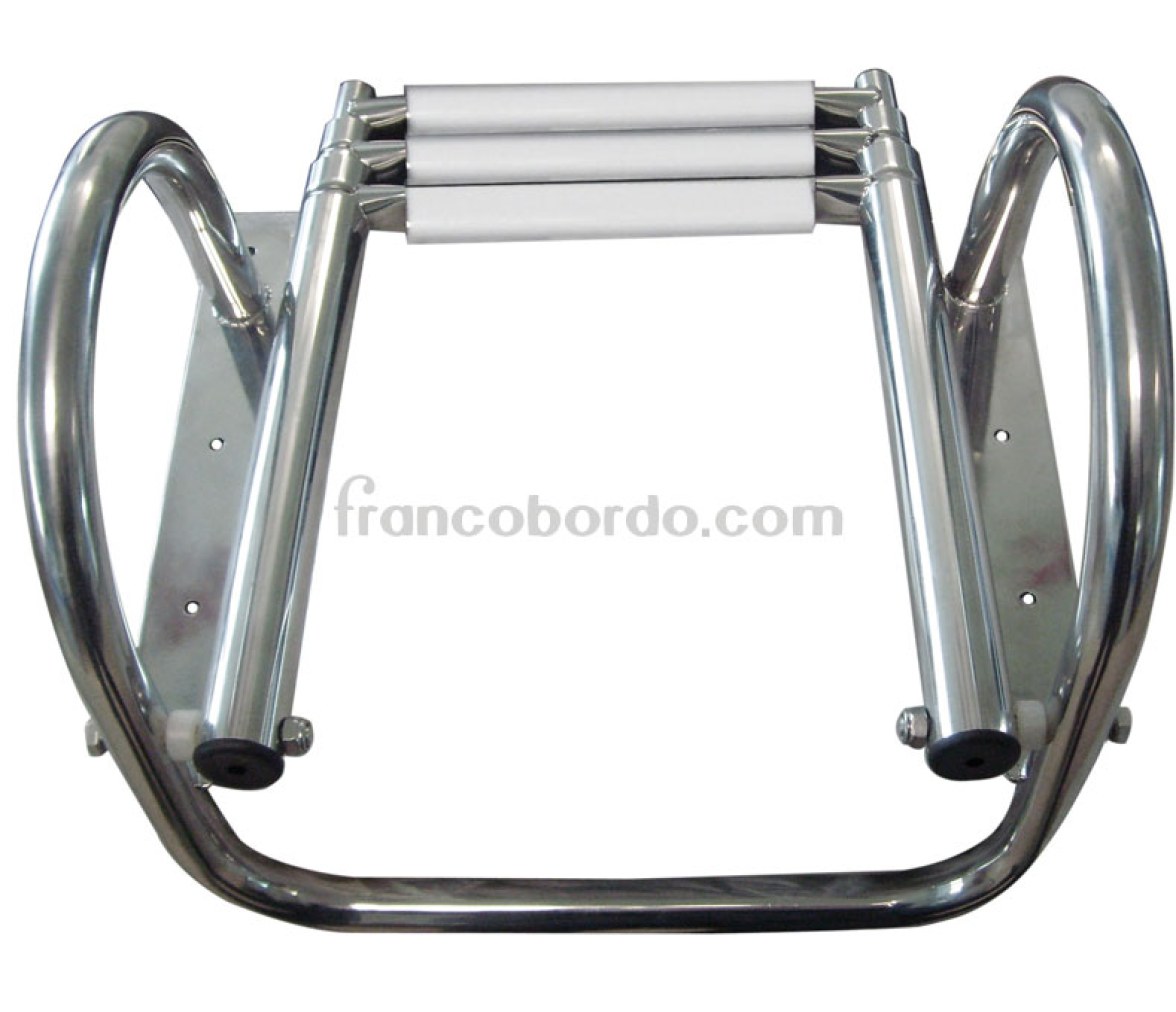 Escalera Telescopica Acero Inoxidable con Asas