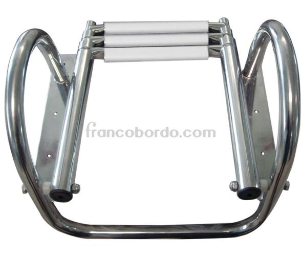 Escalera Telescopica Acero Inoxidable con Asas