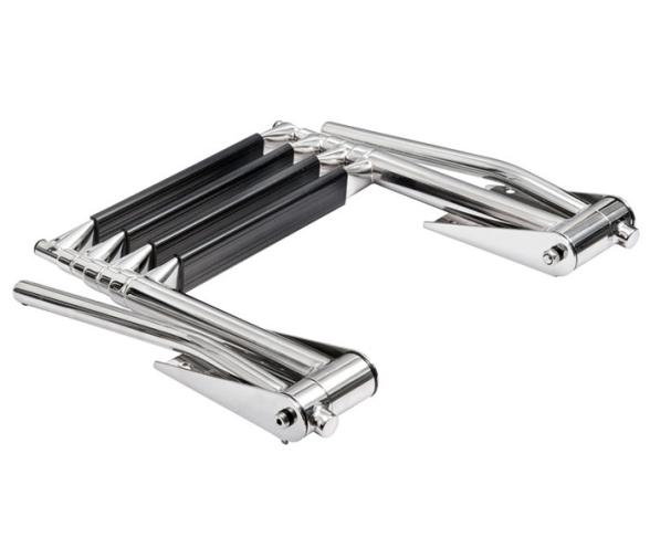 Escalera Telescopica con Asas Instalacion sobre Pasarela