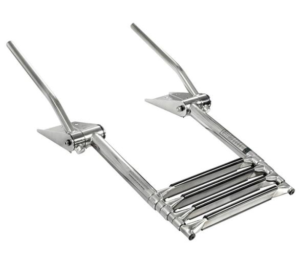 Escalera Telescopica con Asas Instalacion sobre Pasarela