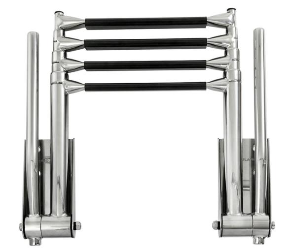 Escalera Telescopica con Asas Instalacion sobre Pasarela