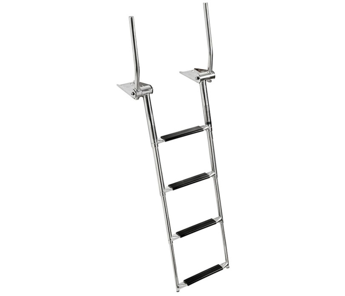 Escalera Telescopica con Asas Instalacion sobre Pasarela