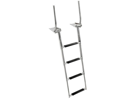 Escalera Telescopica con Asas Instalacion sobre Pasarela