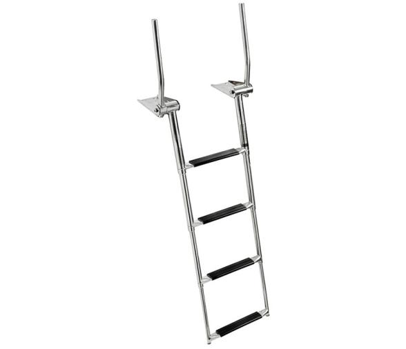 Escalera Telescopica con Asas Instalacion sobre Pasarela