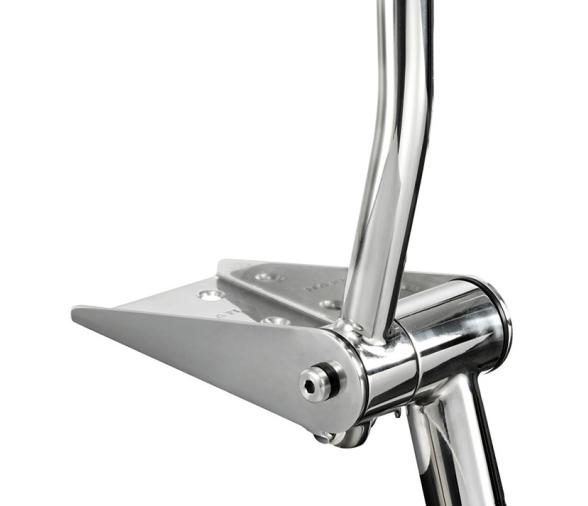 Escalera Telescopica con Asas Instalacion sobre Pasarela