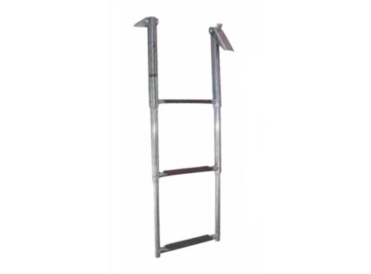 Escalera Telescopica Inox 316 3 Peldaños