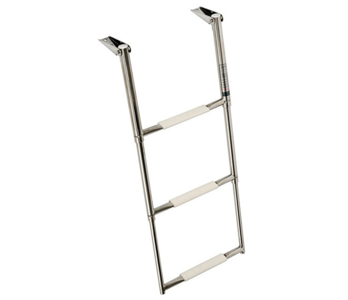 Escalera Telescopica Inox Ancha