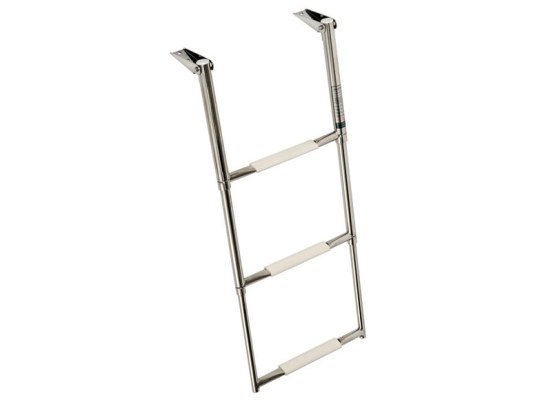 Escalera Telescopica Inox Ancha